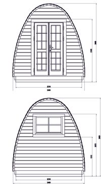 2.4 m facade