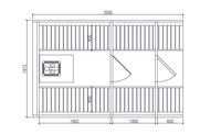 Sauna Barrel 3,5 m