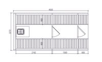 Sauna Barrel 4,5 m