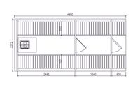 Sauna Barrel 4,8 m