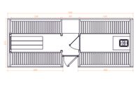 Sauna Barrel 5,9 m Seitenausgang