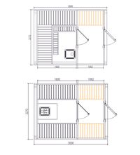 Sauna-Bus 3m