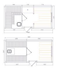 Sauna-Bus 4,8m